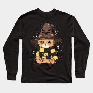 Cute Wizard Neko Long Sleeve T-Shirt